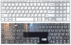 Клавіатура для ноутбука Sony (FIT 15, SVF15) з підсвіткою (Light), Білий, (Без фрейму) RU