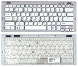 Клавиатура для ноутбука Sony Vaio (VGN-SR) Белый, (Серебряный фрейм) RU