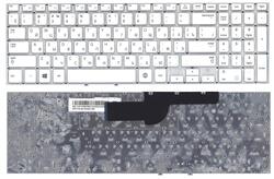 Клавіатура для ноутбука Samsung (355V5C, 350V5C, NP355V5C, NP355V5C-A01) Білий, (Без фрейму), RU