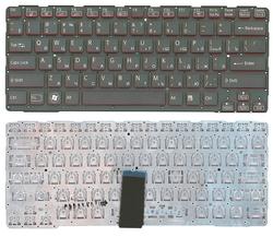 Клавіатура для ноутбука Sony (SVE14A) Чорний, (Без фрейму) Русский Чорна з червоними боками