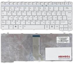Клавіатура для ноутбука Toshiba Satellite U500, U505, U400, U405, A600, T130, T135, Portege M800, M900, White, Русский (вертикальний Enter)