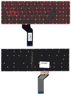Клавіатура для ноутбука Acer Nitro 5 AN515-51 з підсвіткою (Light), Чорний, RU