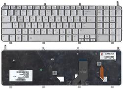 Клавіатура для ноутбука HP Pavilion (HDX18) з підсвіткою (Light), Срібний, RU