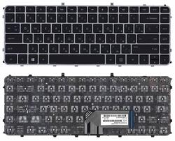 Клавіатура для ноутбука HP Envy (4-1000, 6-1000) Черный, (Серебряный фрейм) RU