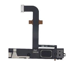Шлейф с разъемом питания (Dock Connector), микрофоном и звонком для Lenovo K900 черный, Шлейф питан Lenovo K900 B