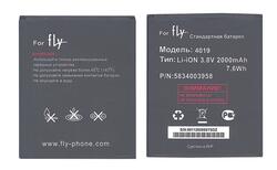 Батарея для смартфона Fly BL4019 IQ446 Magic 3.8В Черный 2000мАч 7.6Вт