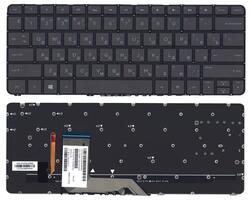 Клавіатура для ноутбука HP Spectre X360 (13-4000) Чорний з підсвіткою (Light), (Без фрейму) RU