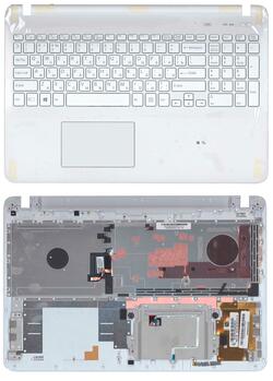 Клавіатура для ноутбука Sony FIT 15 (SVF15) Білий, (Білий TopCase), RU