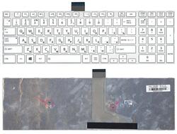 Клавиатура для ноутбука Toshiba Satellite (L50D-A, L70-A, S50-A, S50D-A, S70-A, S70D-A, S70T-A, S75-A, S75D-A, S75T-A)  White, (Белый фрейм) RU