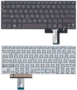 Клавіатура для ноутбука Asus Transformer Book (TX300, TX300C,TX300CA) Black, (Без фрейма), RU