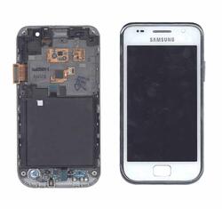 Матриця с тачскрином (модуль) для Samsung Galaxy S GT-I9000 білий з рамкою